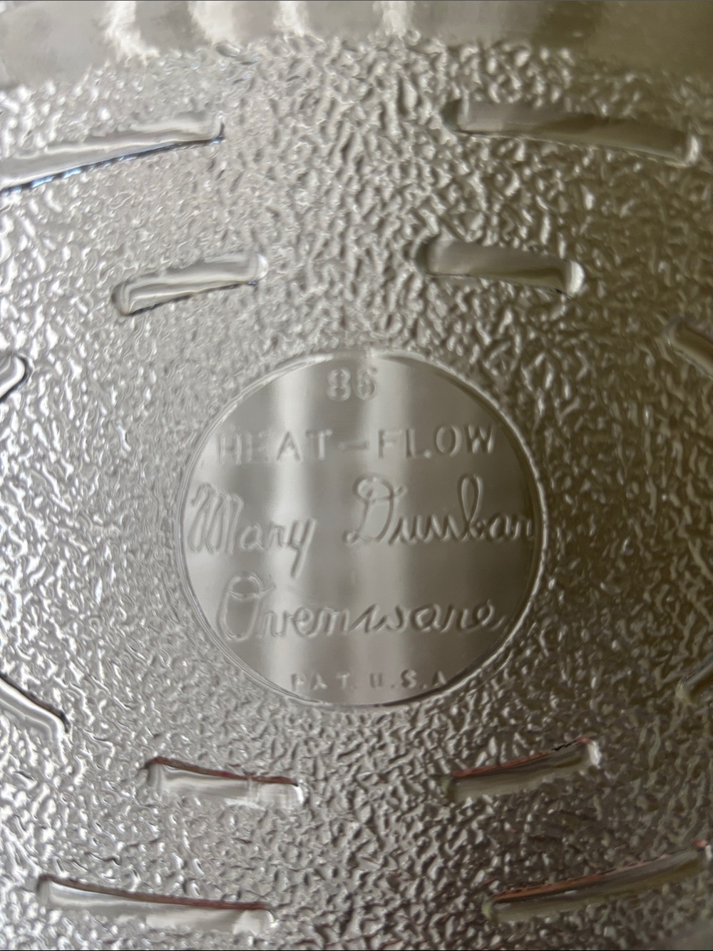 Mary Dunbar -Heat Flow- Clear Casserole Dish - Picture 3 of 8